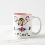 Pink Cheerleader Mugs