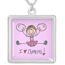 Pink Cheerleader Necklace