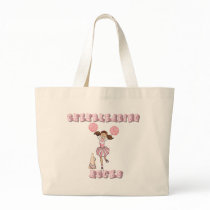 Pink Cheerleading Rocks bags by DoodleBugTees Pink Cheerleading Rocks bags