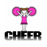 Pink Cheerleading T-shirts and Gifts