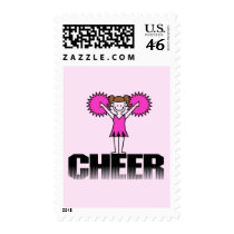 Pink Cheerleading T-shirts and Gifts postage