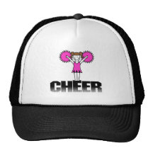 Pink Cheerleading T-shirts and Gifts Trucker Hat
