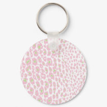 Pink Cheetah keychains