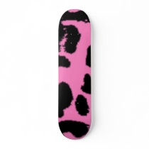 pink cheetah print skateboard