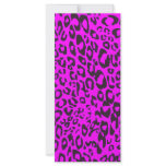 pink cheetah rack card