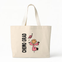 Pink CHEMO GRAD 1 (Breast Cancer) Tote Bags