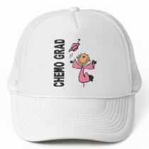 Pink CHEMO GRAD 1 (Breast Cancer) Mesh Hat