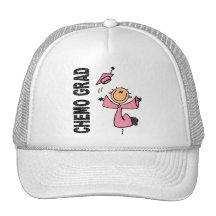 Pink CHEMO GRAD 1 (Breast Cancer) Mesh Hat