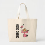 Pink CHEMO GRAD 1 (Breast Cancer) Tote Bags