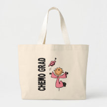 Pink CHEMO GRAD 1 (Breast Cancer) Tote Bags