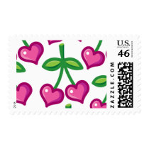 pink cherries postage