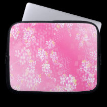 Pink Cherry Blossom Laptop Sleeve laptop sleeves
