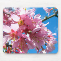 Pink Cherry Blossom Mousepad mousepads
