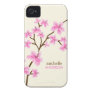 Pink Cherry Blossoms Tree Iphone 4 Cover