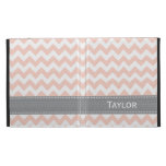 Pink Chevron iPad Folio Case Cover