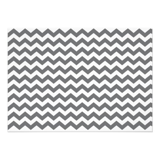 Pink Chevron Shower Invitation