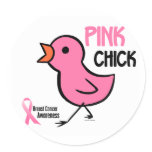 Pink Chick 2 Sticker