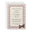 Pink Chocolate Polka Dot Invitation