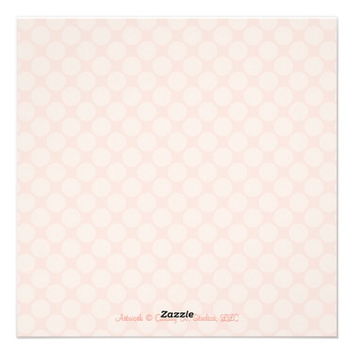 Pink Christmas Baby Shower Invitations