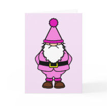 Pink Christmas Greeting Cards