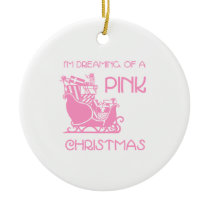 Pink Christmas Ornament