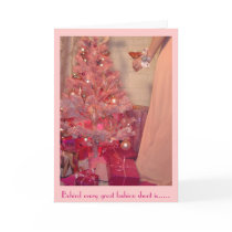 Pink Christmas Toast turns to Reality cards