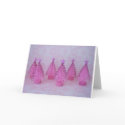 Pink Christmas Trees cards by shayneemelissa Pink Christmas Trees cards