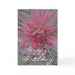 pink, chrysanthemum, flower, birthday, greeting,