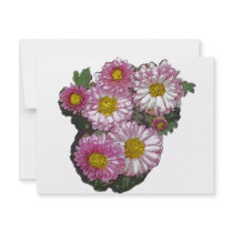 Pink Chrysanthemum Gifts invitations by kphotos Pink Chrysanthemum Gifts invitations