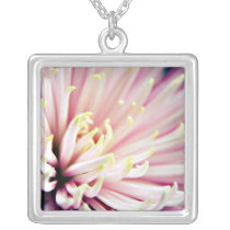 Pink Chrysanthemum necklace necklaces