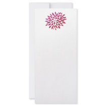 Pink Chrysanthemum Custom Rack Cards