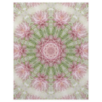 Pink Chrysanthemums Kaleidoscope Art 7 Personalized Letterhead