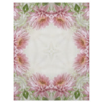 Pink Chrysanthemums Kaleidoscope Art 9 Flyers