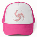 Pink circle hats