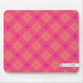 Pink circle mousepad