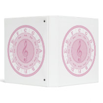 Pink Circle of Fifths binders by chmayer Pink Circle of Fifths binders