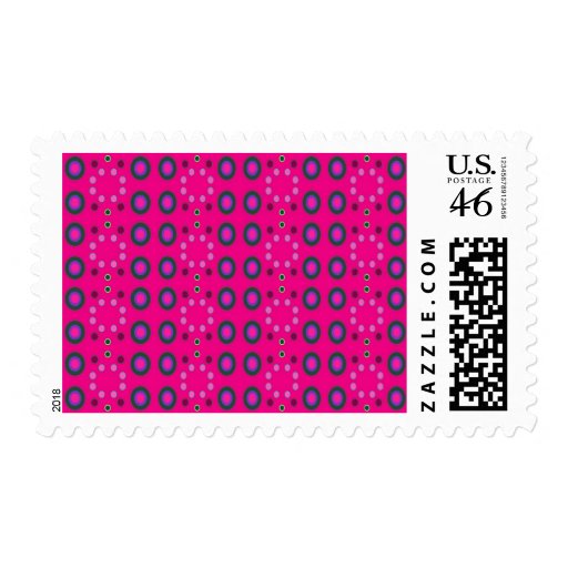 pink circle patterns stamps