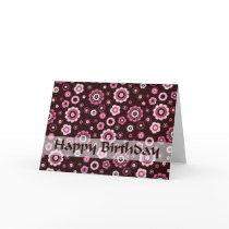 Pink Circles - Happy Birthday cards by myhome71 Pink Circles - Happy Birthday cards