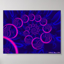 Pink Circles Print