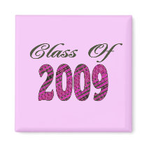 pink Class of 2009 magnets