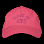 Pink Class of 2010 Embroidered Hat