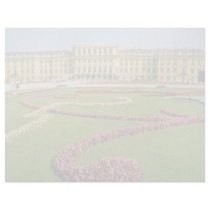 Pink Classic European Palace, Vienna, Austria flow Custom Letterhead
