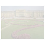 Pink Classic European Palace, Vienna, Austria flow Custom Letterhead