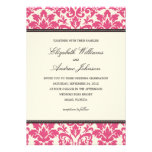 PINK CLASSY DAMASK | WEDDING INVITATION