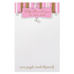pink,classy,girly,stationary,fun,cute,simple stationery design