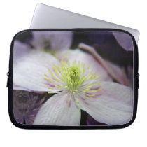 Pink Clematis laptop sleeve laptop sleeves