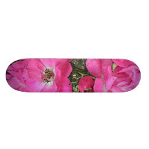 Pink Climbing Rose Skateboard