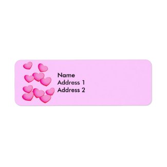 Pink Cluster of Hearts