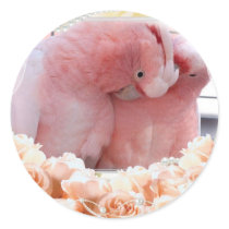 Pink Cockatoos Stickers