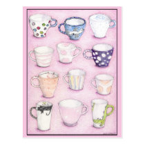Pink Collection Postcard postcards
